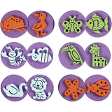 Animal Foam Stamps 6 pcs