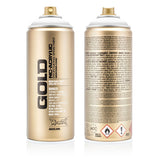 Montana GOLD Spray Paint 400ml - Shock White (S9100)