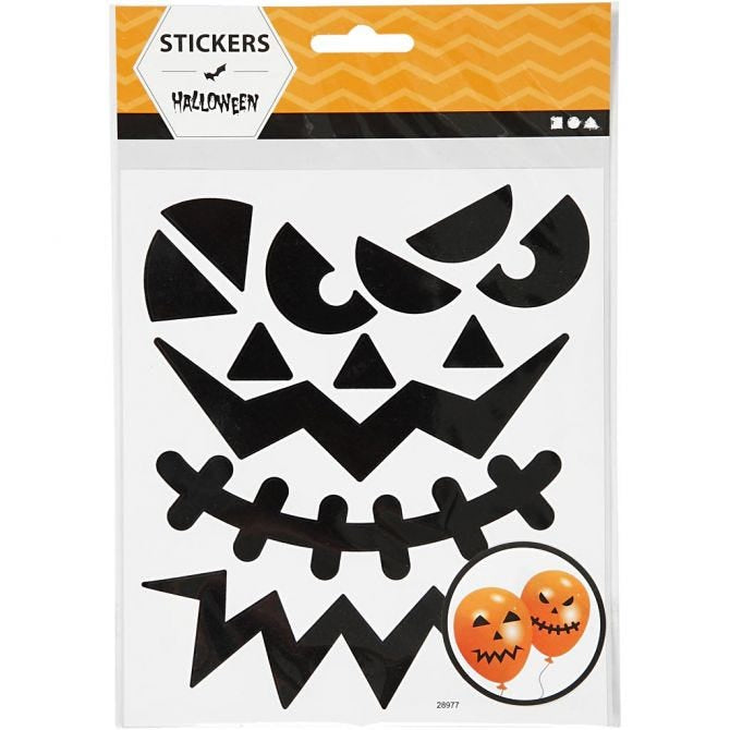 Stickers - Halloween - Big Faces Sheet (15x16.5cm)