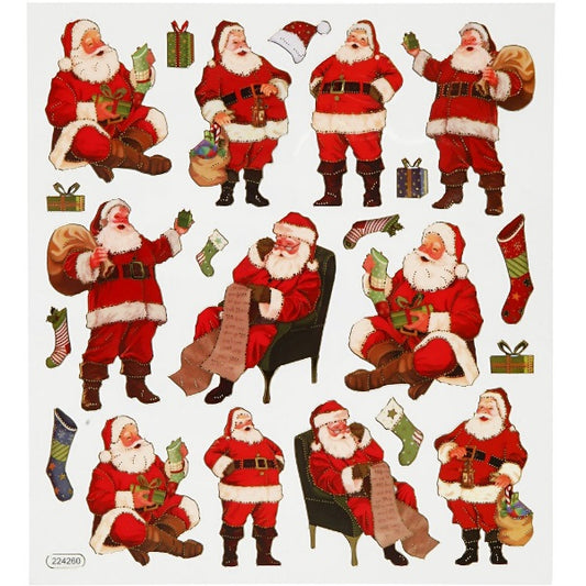 Creativ Glitter Stickers - Santa Claus