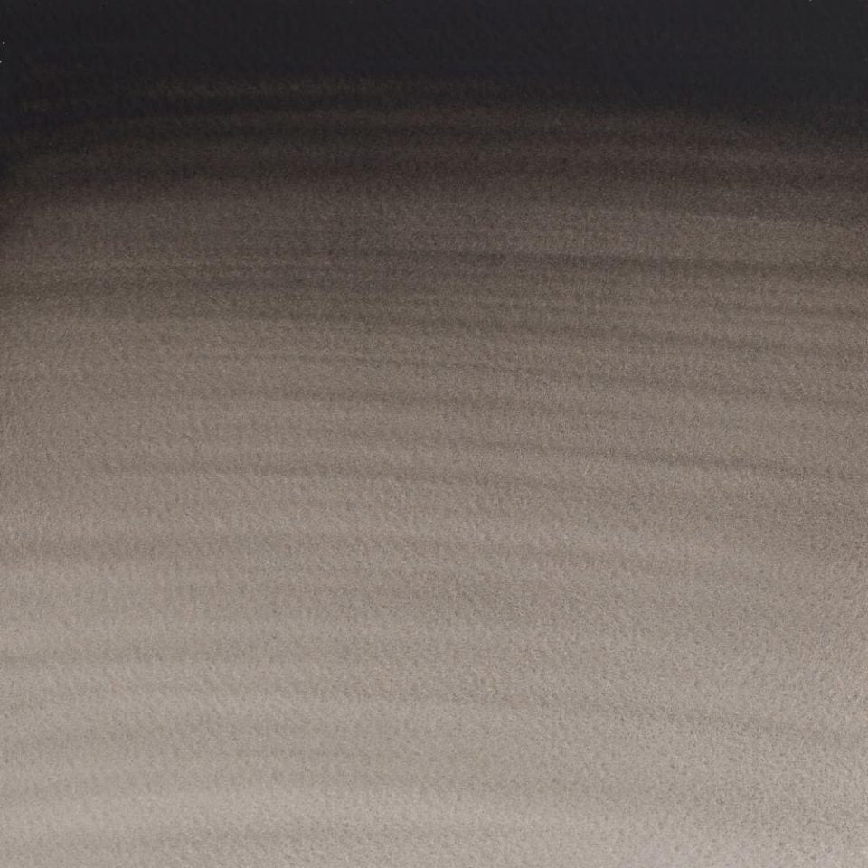 Cotman Watercolour Ivory Black Half Pan