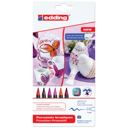 Edding 4200 Set of 6 Warm Colours