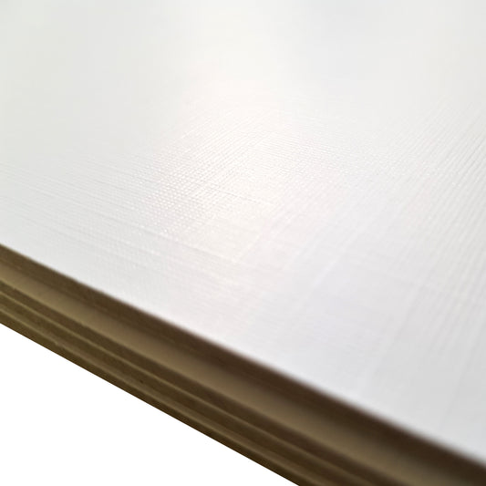 Zieler White Acrylic Art Board 11″ x 14″ (279mm x 355mm) Pack of 4