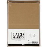 Cards/Envs Natural,Pk50 card size 10.5x15 cm