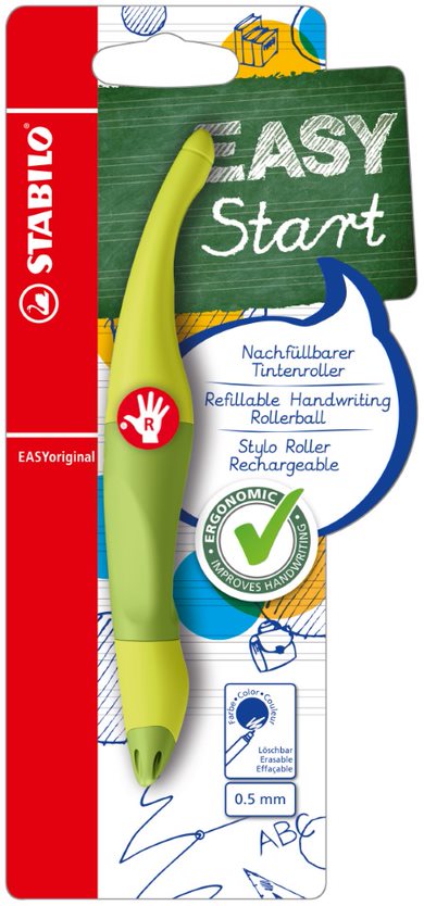 Handwriting Pen - STABILO EASYoriginal - Right Handed - Lime/Green