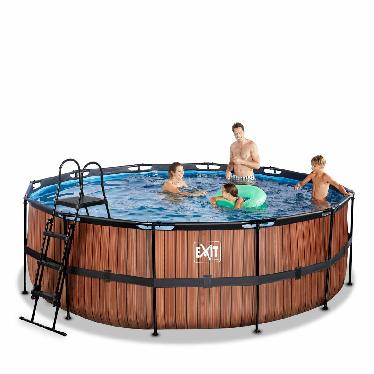 EXIT Frame Pool ø427x122cm (12v Sand filter)