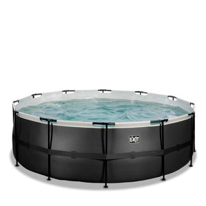 EXIT Frame Pool ø427x122cm (12v Sand filter)