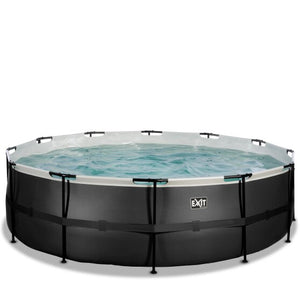 EXIT Frame Pool ø488x122cm (12v Sand filter)