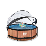 EXIT Frame Pool ø244x76cm (12v Cartridge filter)