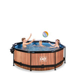 EXIT Frame Pool ø244x76cm (12v Cartridge filter)
