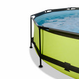 EXIT Frame Pool ø300x76cm (12v Cartridge filter)