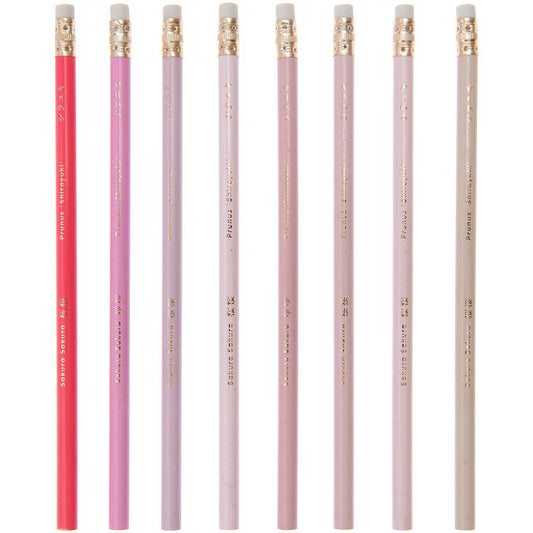Paper Poetry pencils All shades of Sakura set of 8