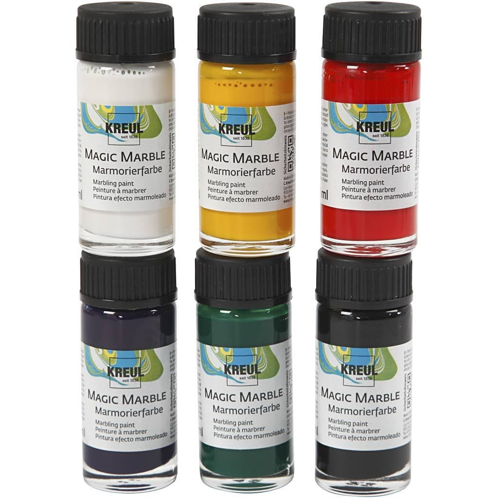 Magic Marble , standard colours, 6x20 ml/ 1 pack