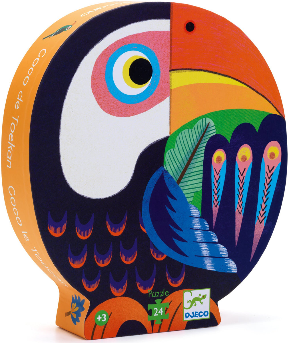 Djeco - Puzzle - Coco The Toucan - 24pcs