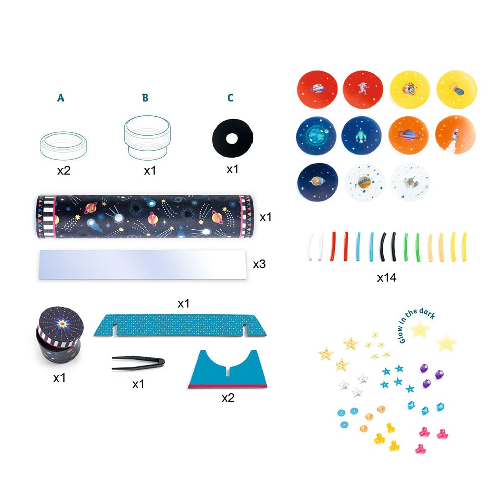 Djeco DIY Space Immersion Kaleidoscope Kit