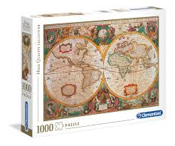 Old Map 1000 Piece Jigsaw Puzzle