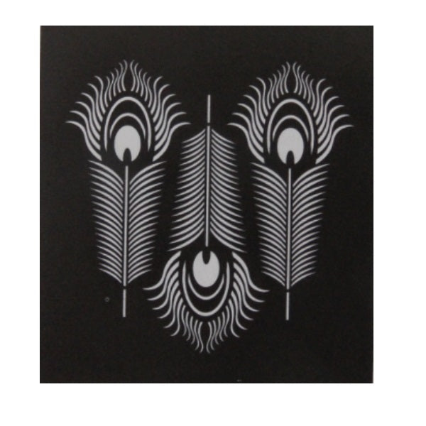 FA Stencils 8.5x9.5" Peacock