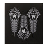 FA Stencils 8.5x9.5" Peacock