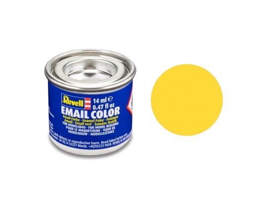 Revell 15 Yellow Matt Enamel Paint 14ml
