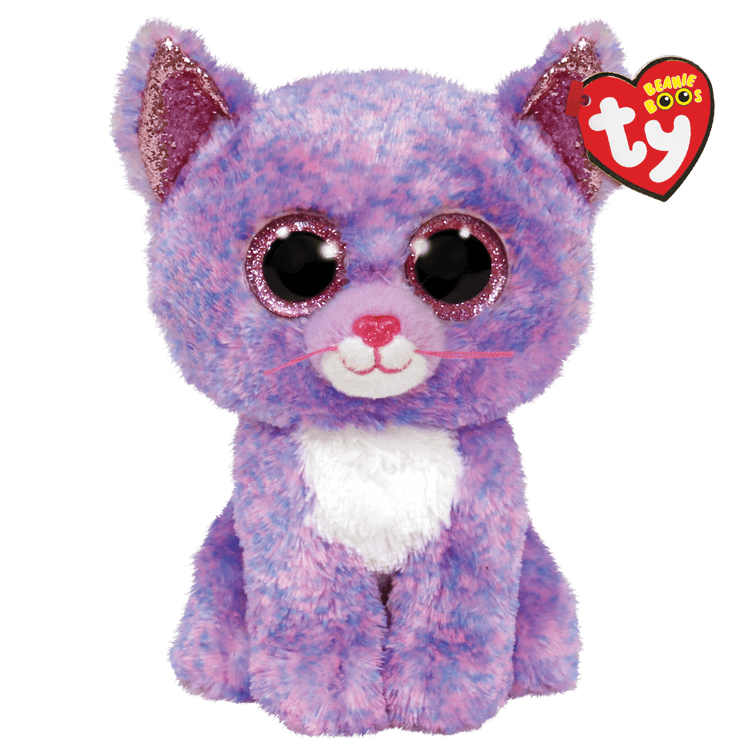 Beanie Boos- Cassidy Lavender Cat