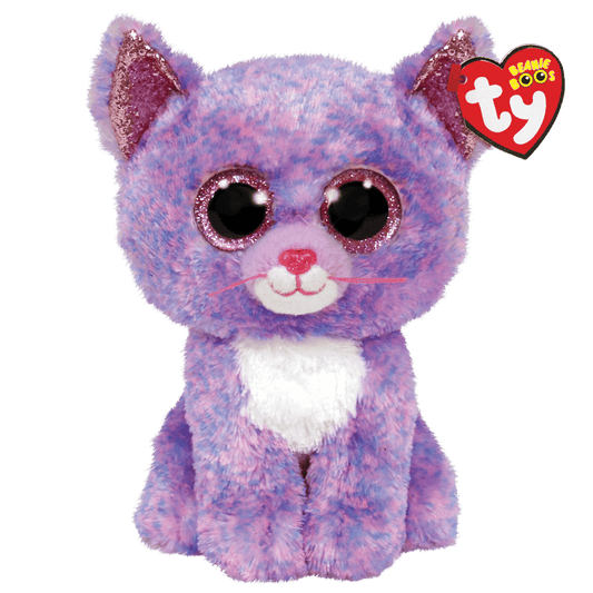 Beanie Boos- Cassidy Lavender Cat