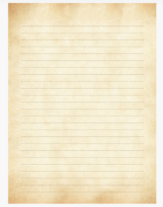 Writing Set Vintage Parchment