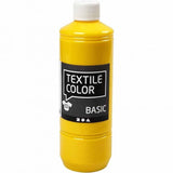 Textile Color Paint 500ml - Primary Yellow