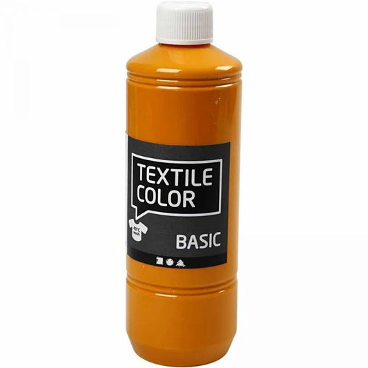 Textile Color Paint, 500 ml, mustard