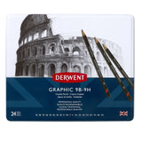 Graphic Pencils 24 Tin