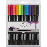 Watercolour Markers - Standard colours (12 Pack)