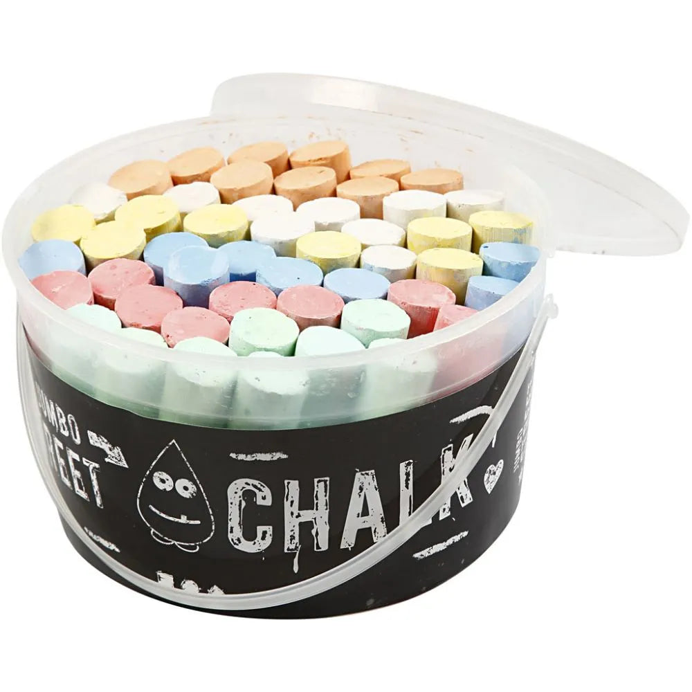 Sidewalk Chalk Assorted Colours (50 Pieces)