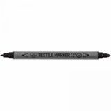 Textile Markers Black - 6 Pack