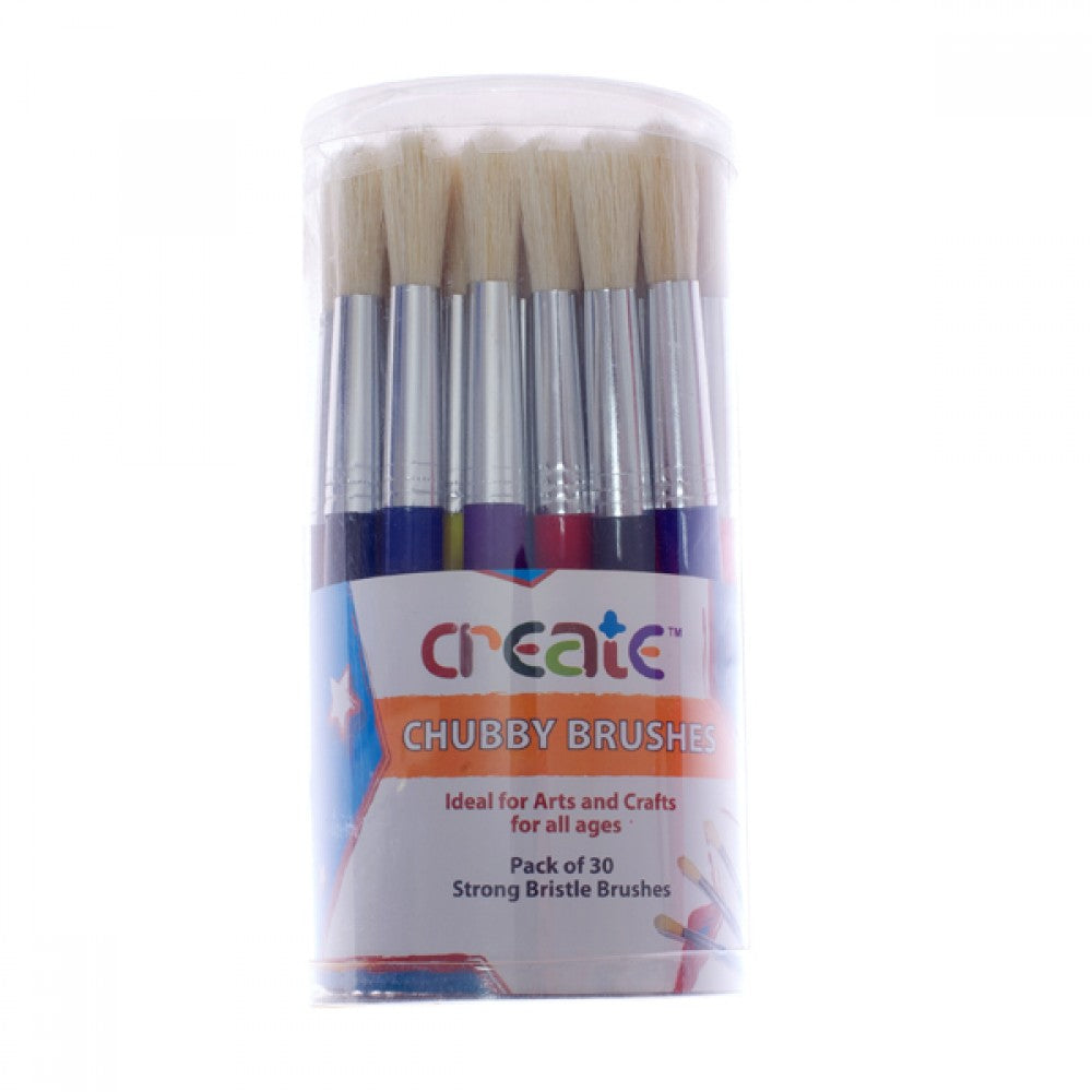 CREATE CHUBBY BRUSH BOX OF 30
