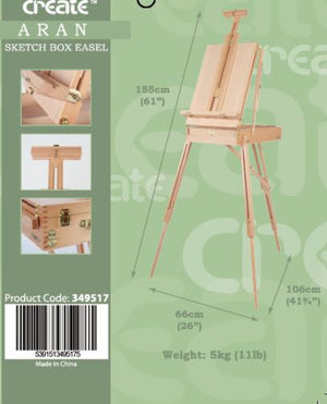 Create Aran Sketch Box Easel
