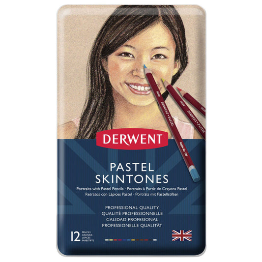 Derwent - Pastel Pencil - Skintones - 12 Tin