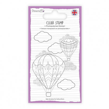 DC A7 Clear Stamp - Hot Air Balloon