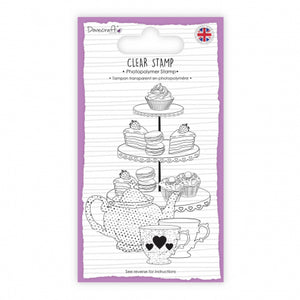 DC A7 Clear Stamp - Afternoon Tea