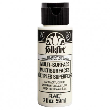 FolkArt Multi-Surface Acrylic 59ml - Vintage White