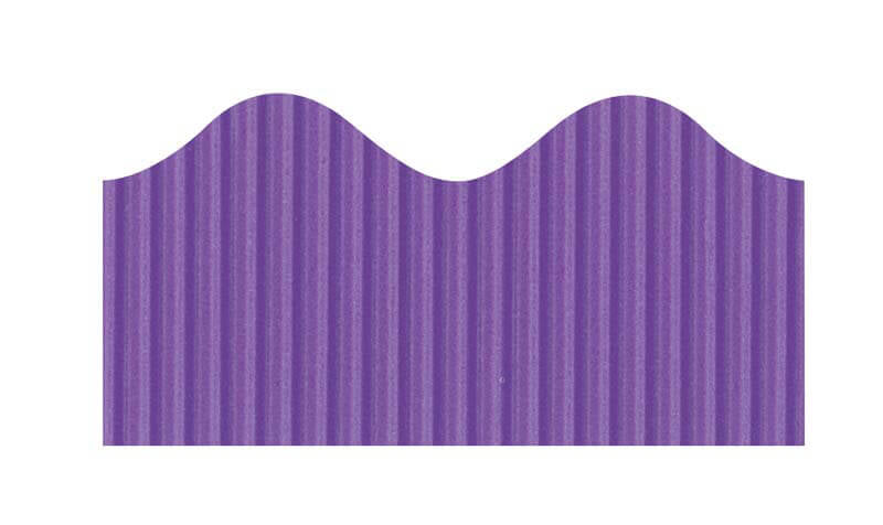 Bordette Scalloped - Purple 57mm x 15m