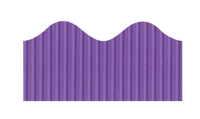 Bordette Scalloped - Purple 57mm x 15m