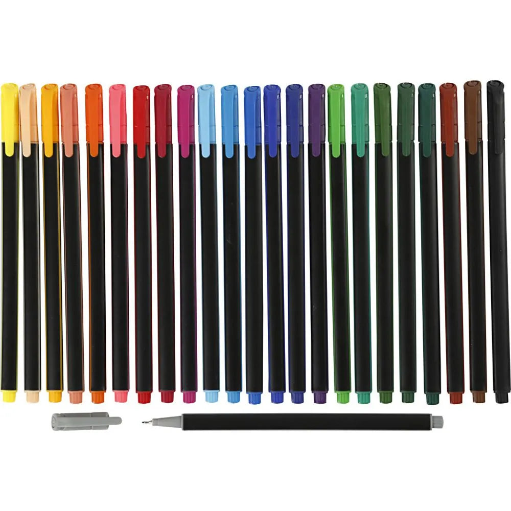 Colortime Fineliners Line width: 0.6-0.7 mm (24 Pack)