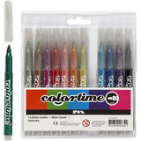 Colortime Glitter Markers (12 Pack)