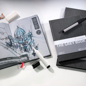 Grey Book - A4 Sketchbook