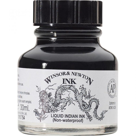 Winsor & Newton - Drawing Ink - 14ml Liquid Indian Ink