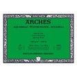 Arches Block - 7" x 10"/ 18 x 26 cm - NOT