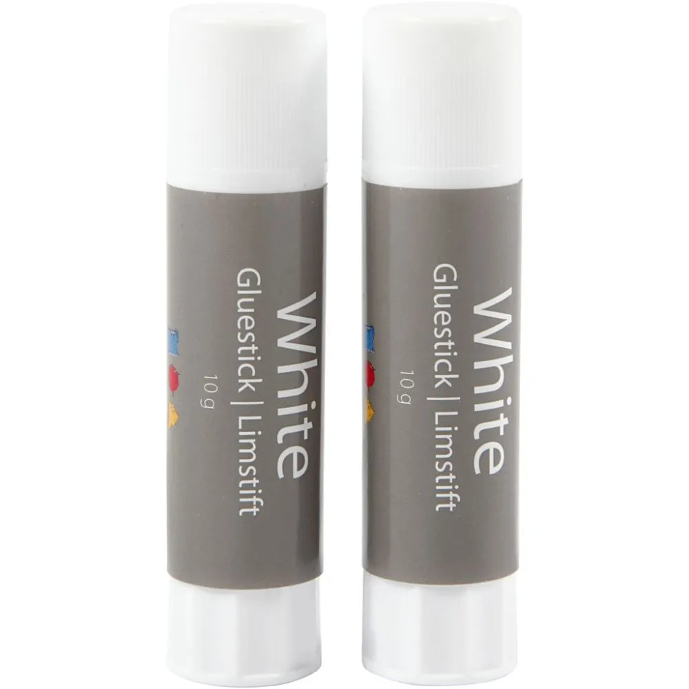 White glue stick, 10 g, 2 pcs