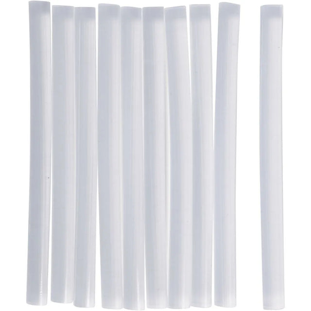 Glue Gun Sticks, D: 7 mm, L: 10 cm, 10 pcs