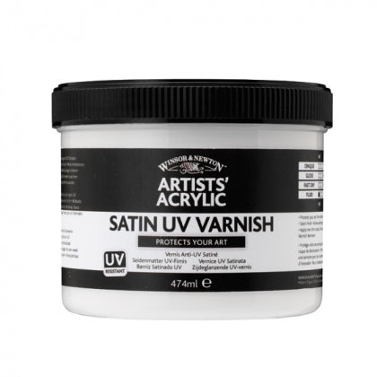 W&N Artists Acrylic Satin UV Varnish 474ml