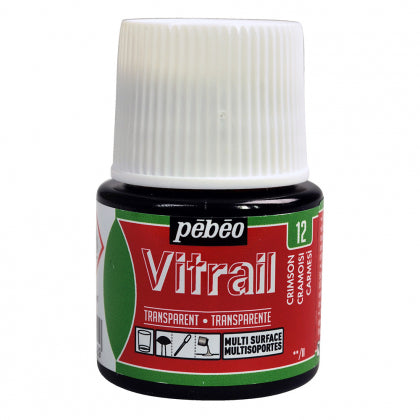 Vitrail Transparent 45mll Crimson