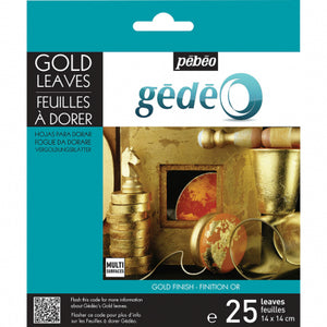 Gédéo Pack Of 25 Gilding Leaves Gold Finish